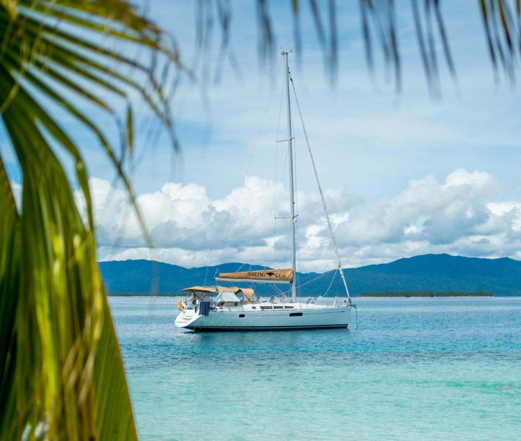 Sailingyacht in San Blas Isla Wichitupo Grande Exterior foto